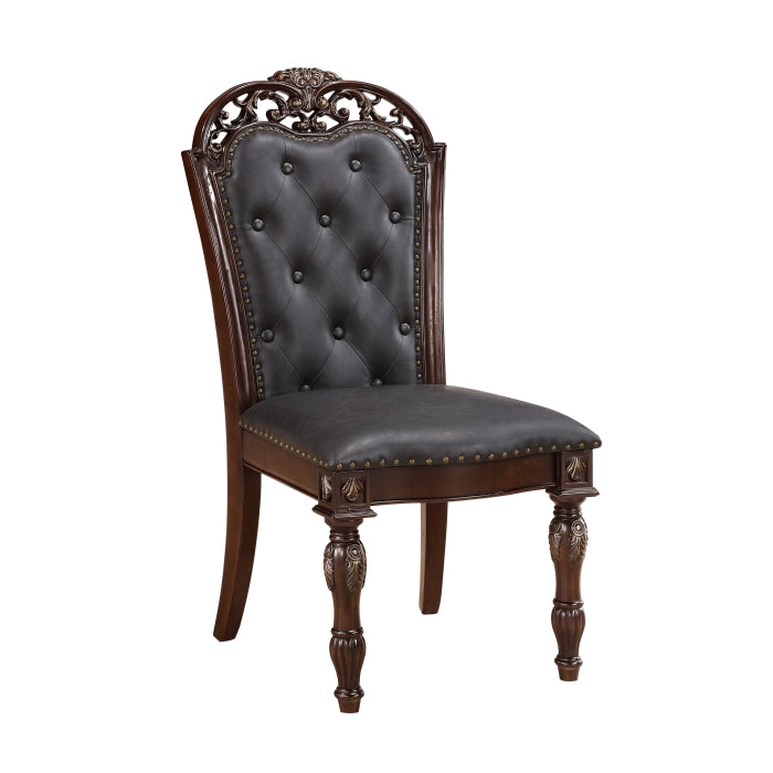 Adelina Gray 9pc Dining Set