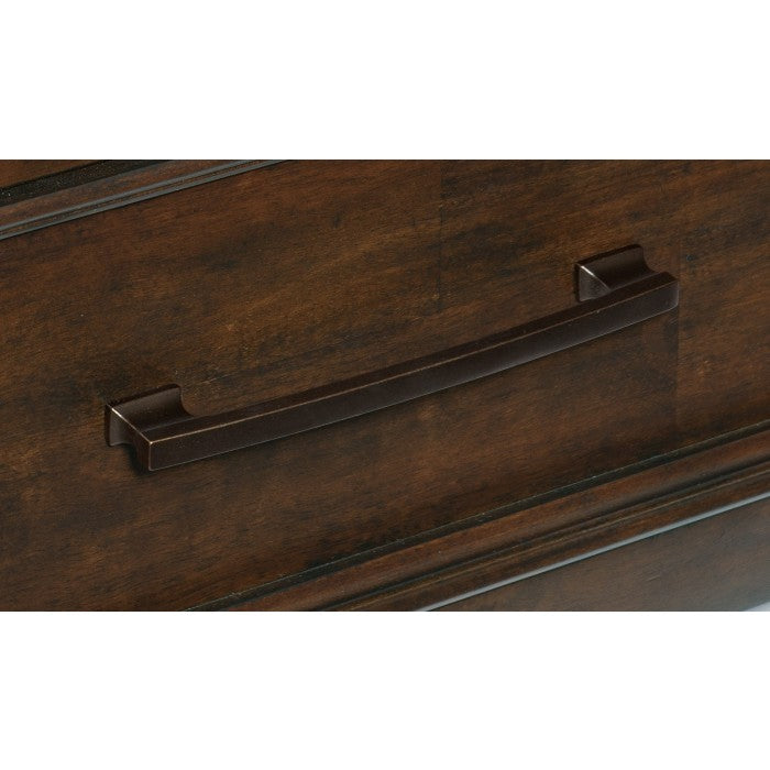 Logandale Brown Queen Platform Bed With Storage Footboard And Side Rails