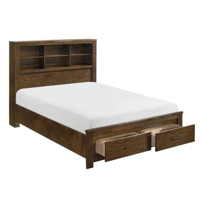 Sullivan Espresso 5pc Bedroom Set Full Platform Wall Bed