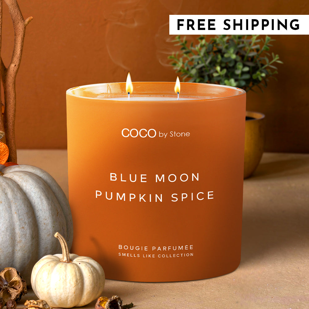 15oz Smells Like Blue Moon Pumpkin Spice Candle - Ornate Home