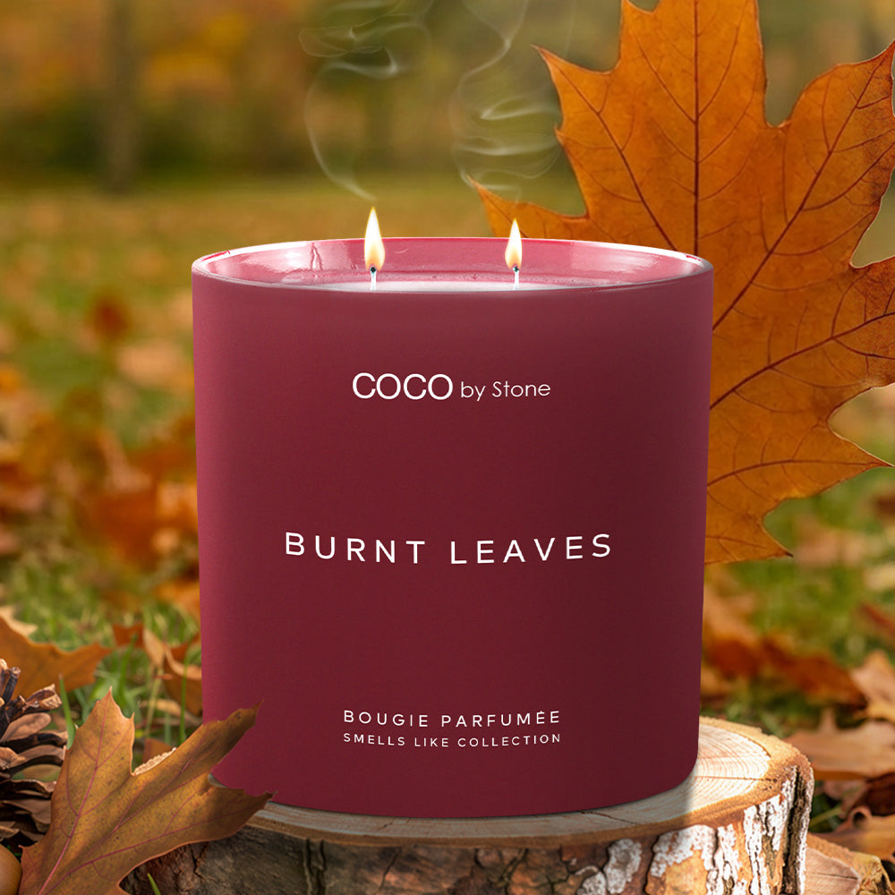 15oz Smells Like Burnt Leaves Candle - Ornate Home