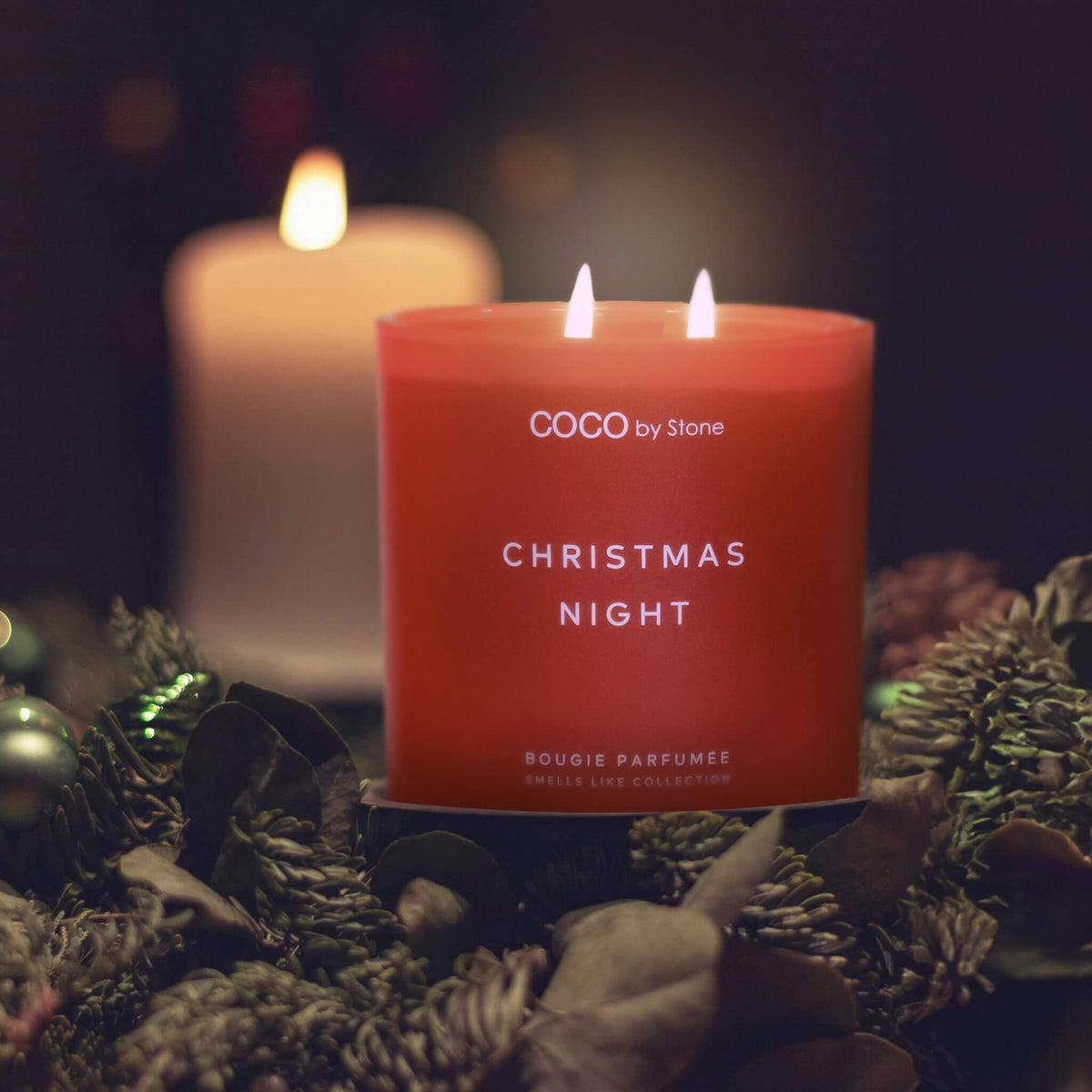 15oz Smells Like Christmas Night Candle - Ornate Home