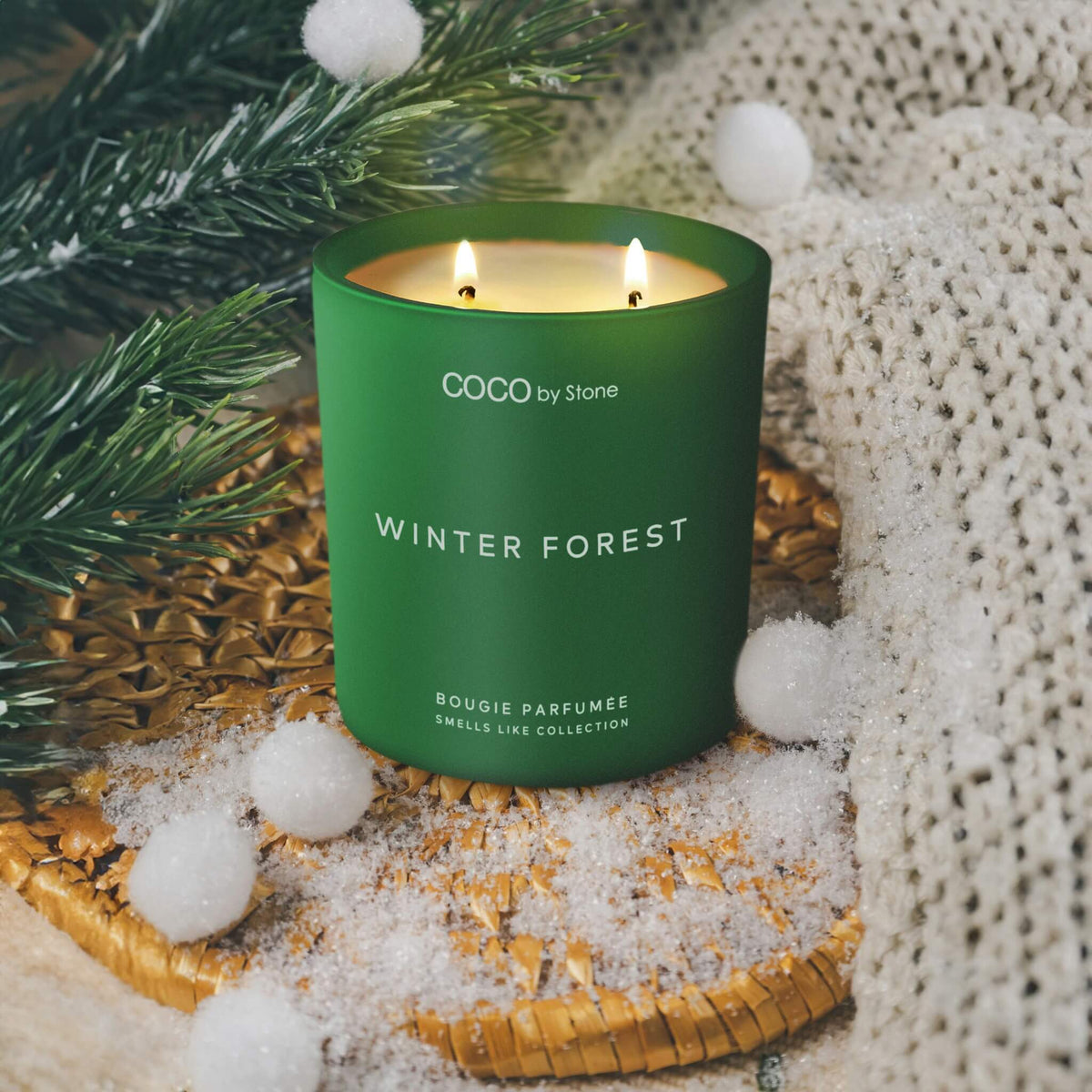 15oz Smells Like Winter Forest Candle - Ornate Home
