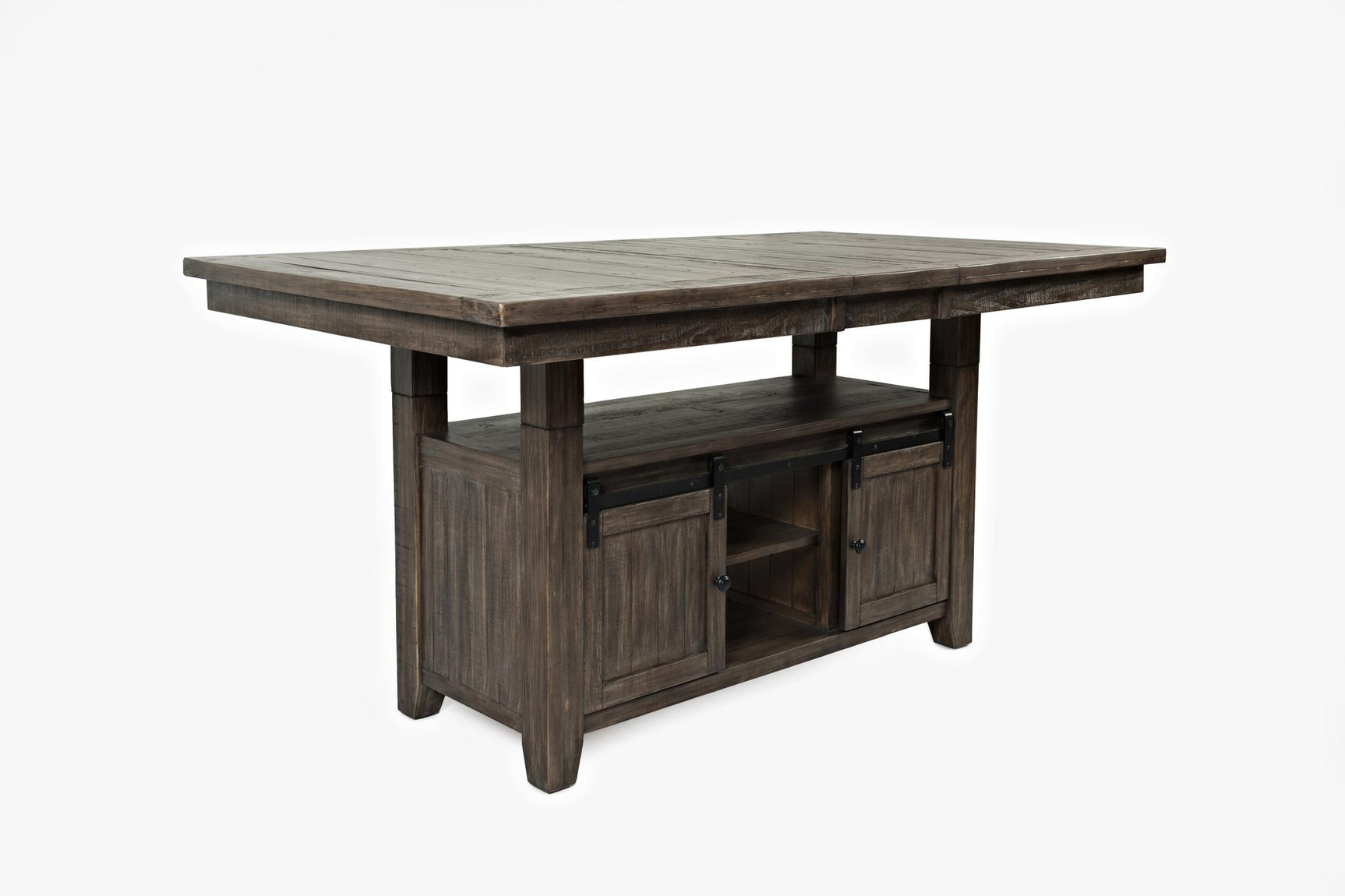 Madison County Barnwood High/Low Dining Table w/ 6 Stools