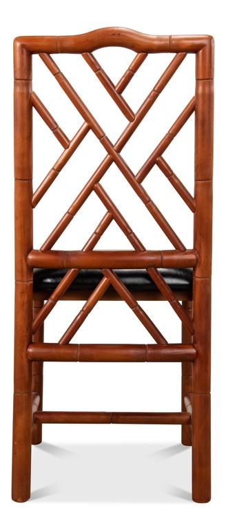 Brighton Bamboo Brown Side Chair (Set of 2)