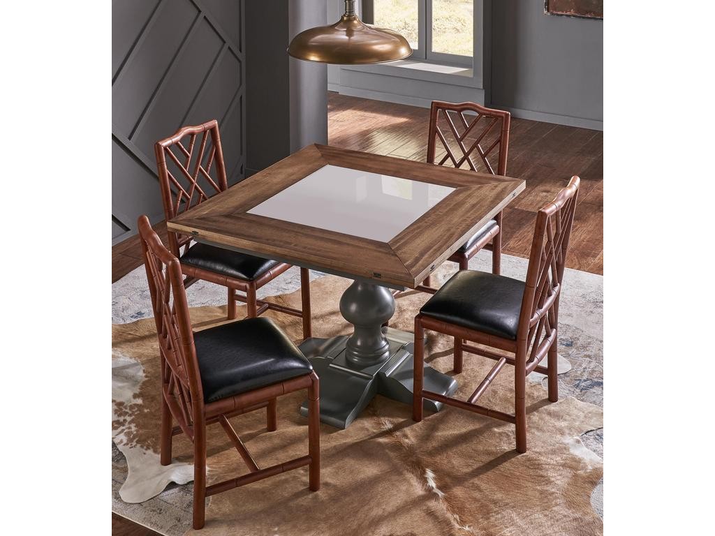 Brighton Bamboo Brown Side Chair (Set of 2)