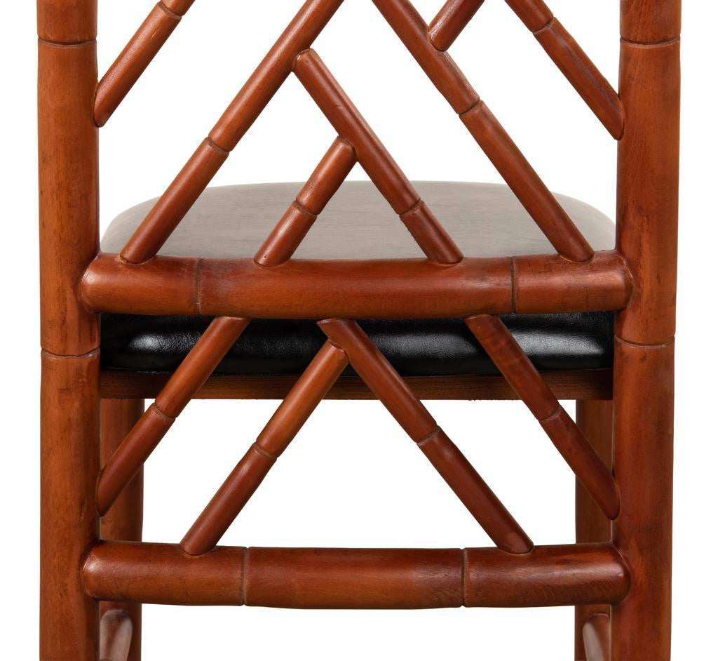 Brighton Bamboo Brown Side Chair (Set of 2)