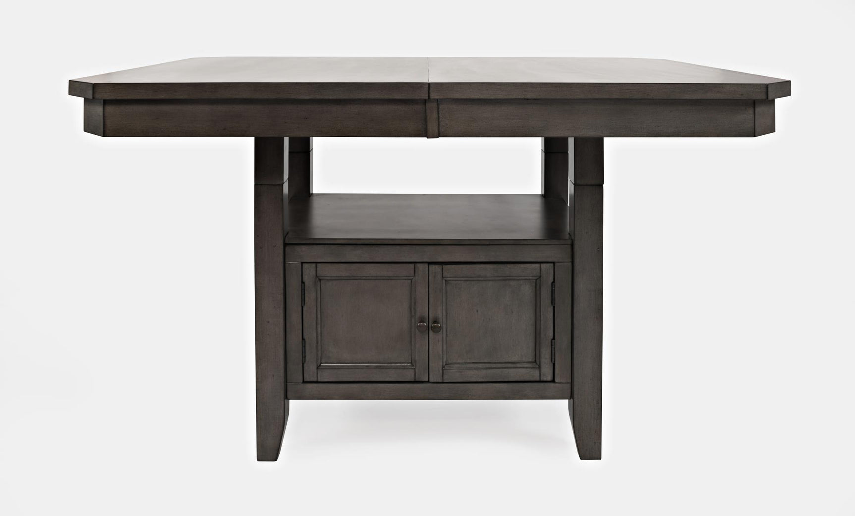 Manchester Grey High/Low Rect. Counter Dining Table w/ 6 Stools