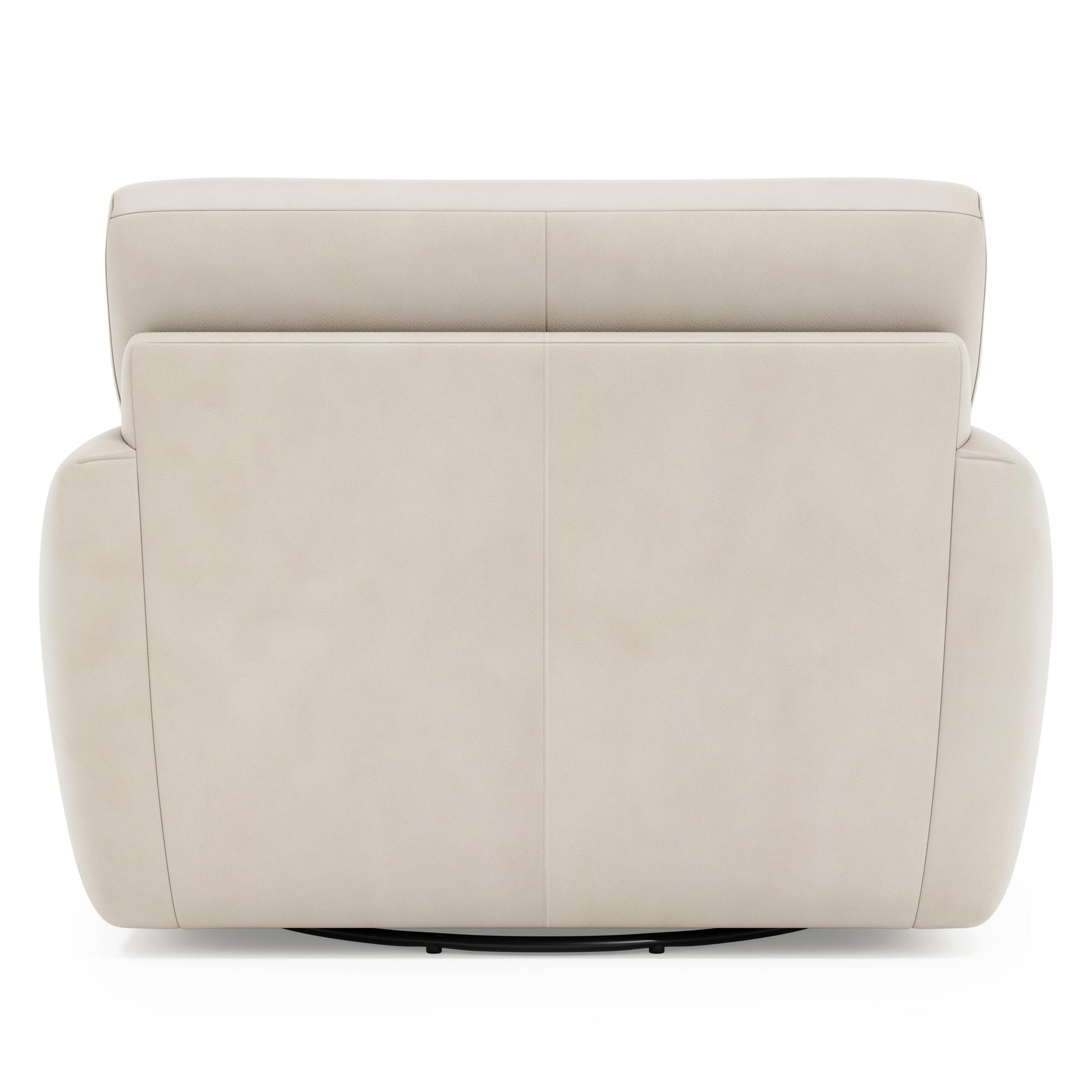 Cameron White/Cream Swivel Chair Without Pillows