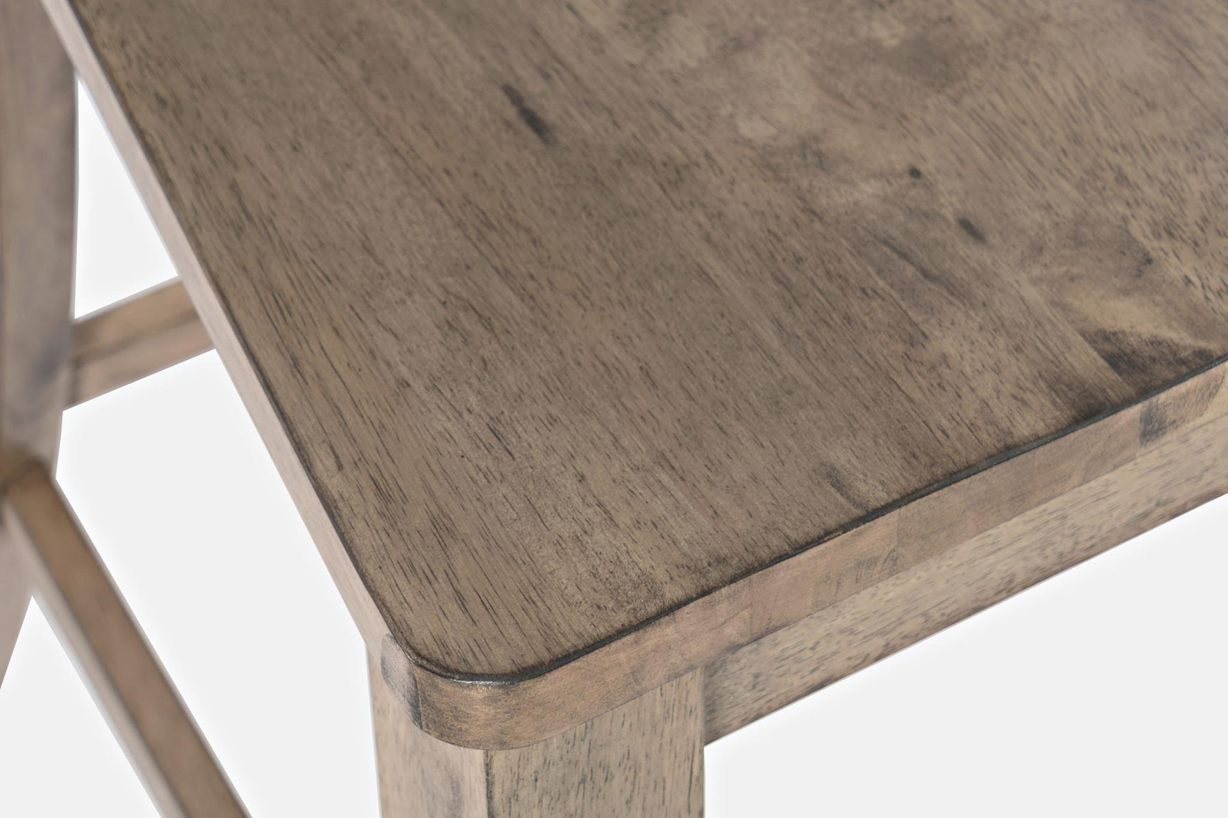 Prescott Park Weathered Oak High/Low Ext Dining Table w/ 4 Stools