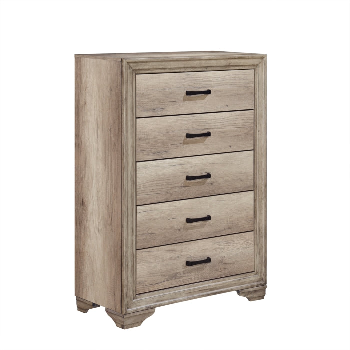 Lonan Tan 5pc Bedroom Set