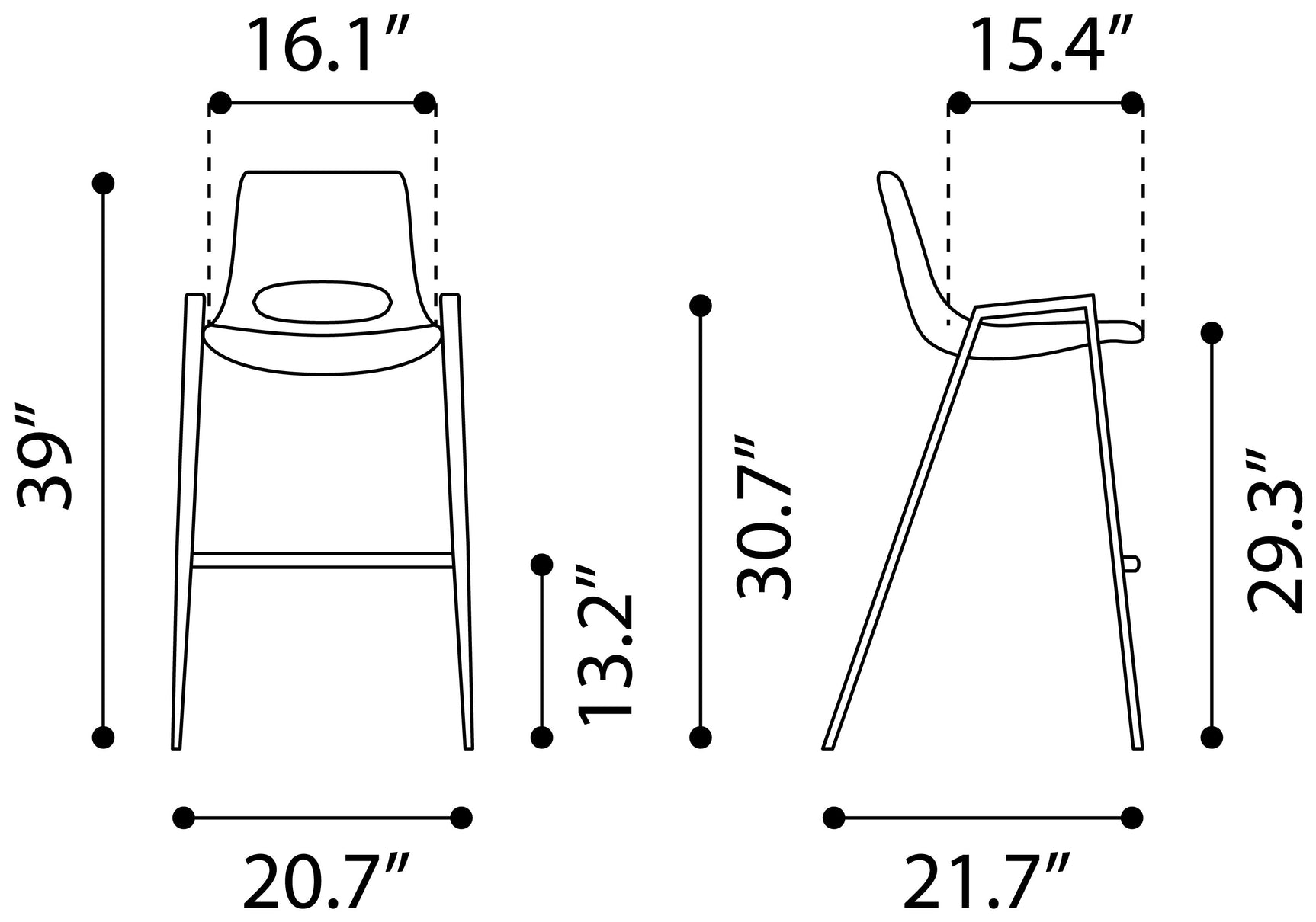 Desi Beige & Gold Barstool (Set of 2)