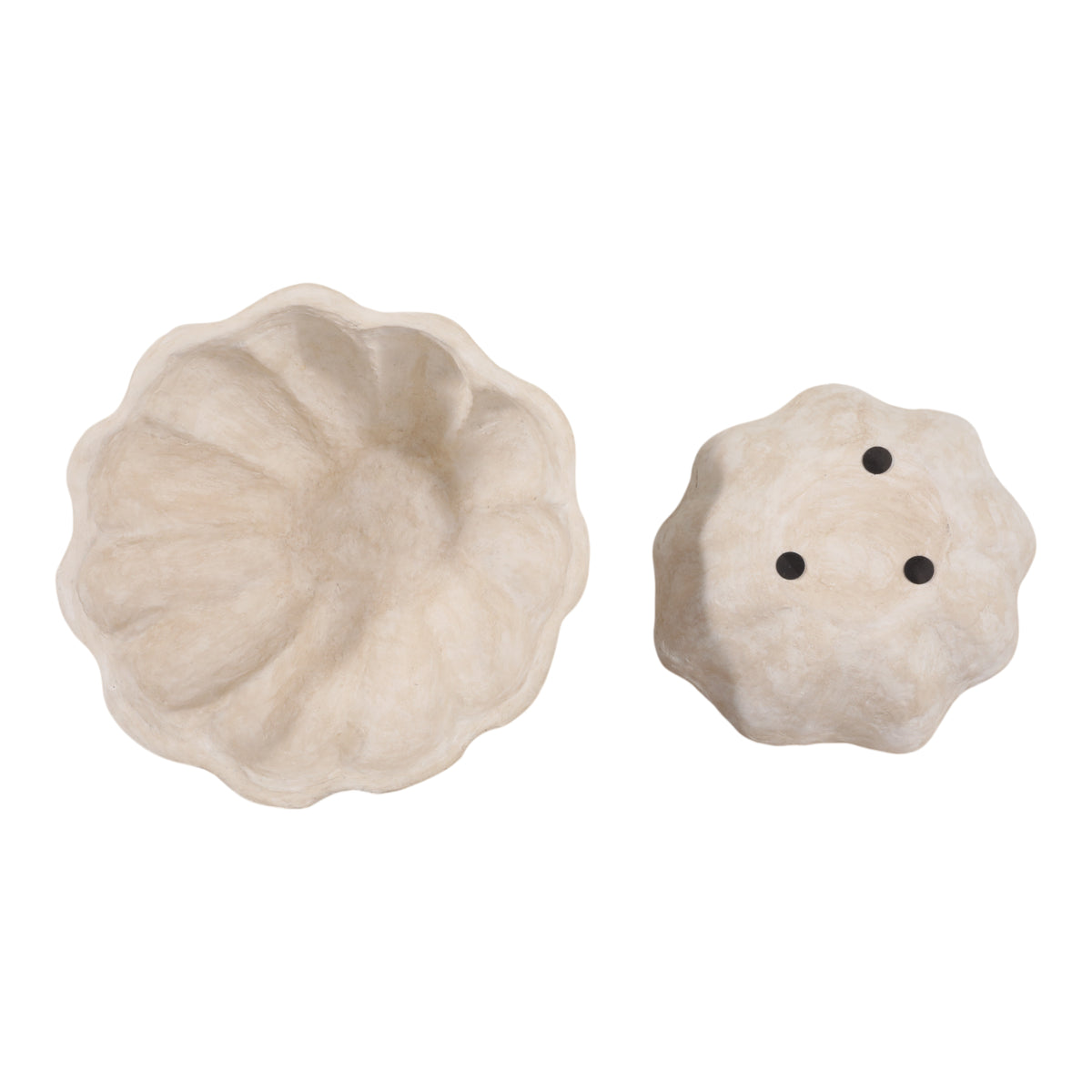 Tannervale White/Ivory Planters (Set of 2)
