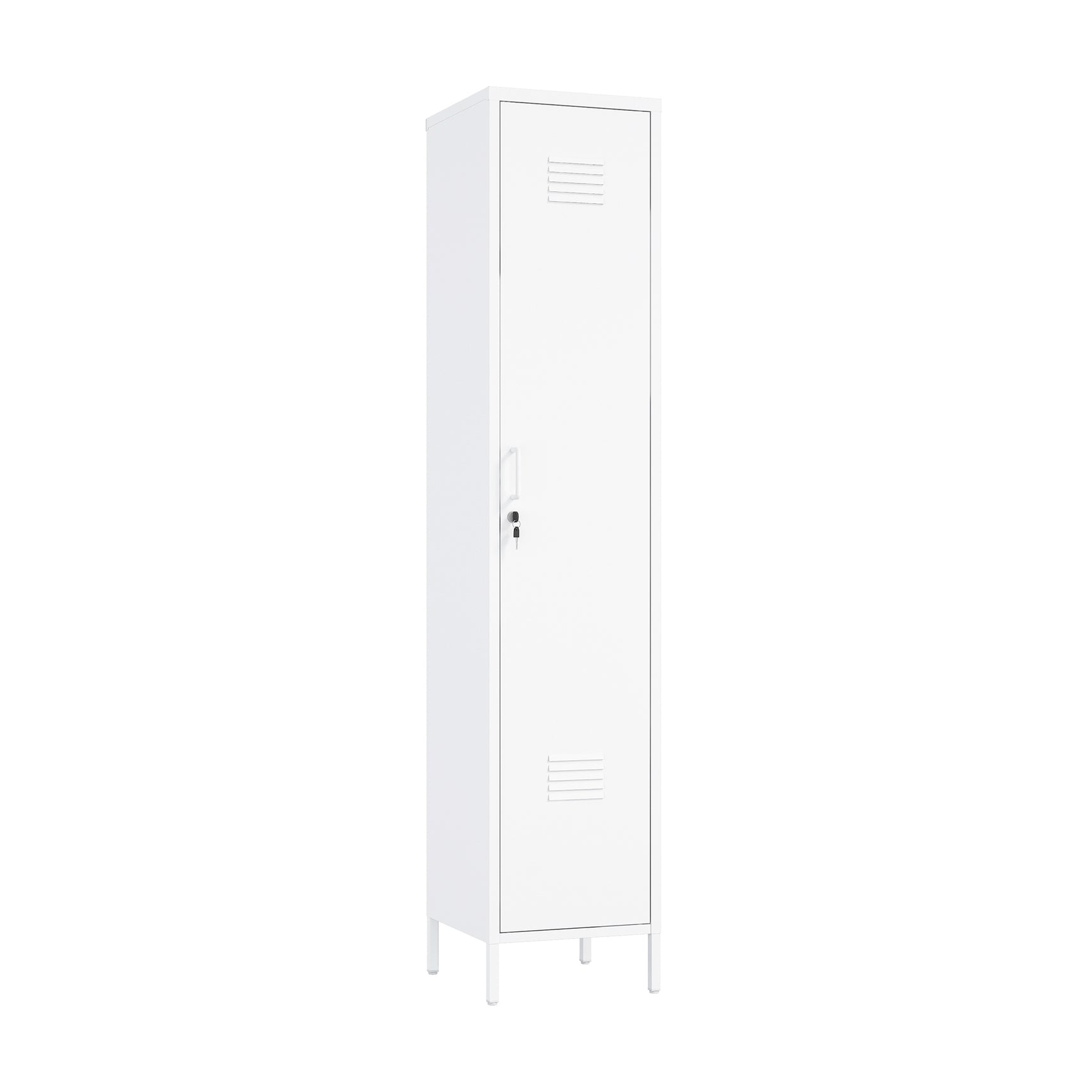 2-Piece Naomi Accent Cabinet and Storage Cabinet in White - Ornate Home