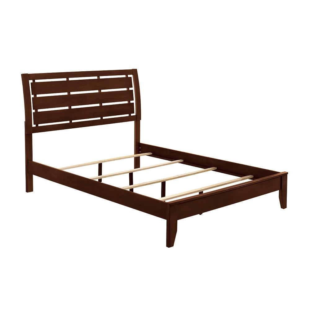 Ilana Brown Cherry Eastern King Bed
