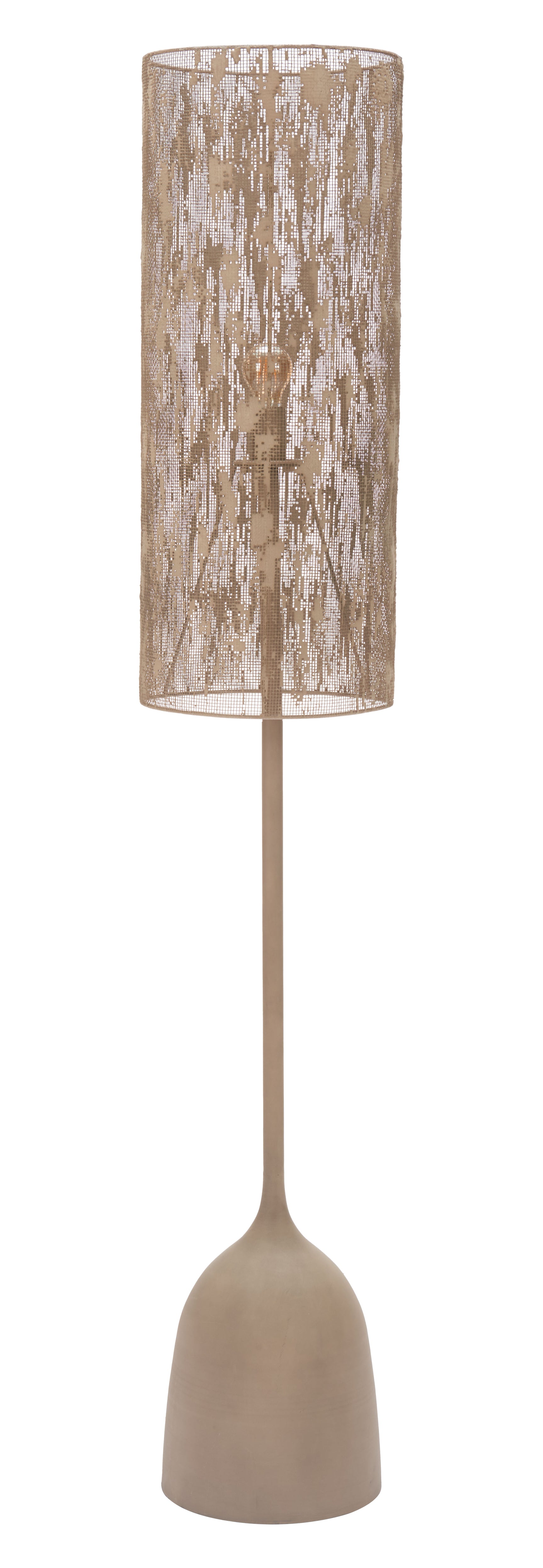 Buff Taupe Floor Lamp