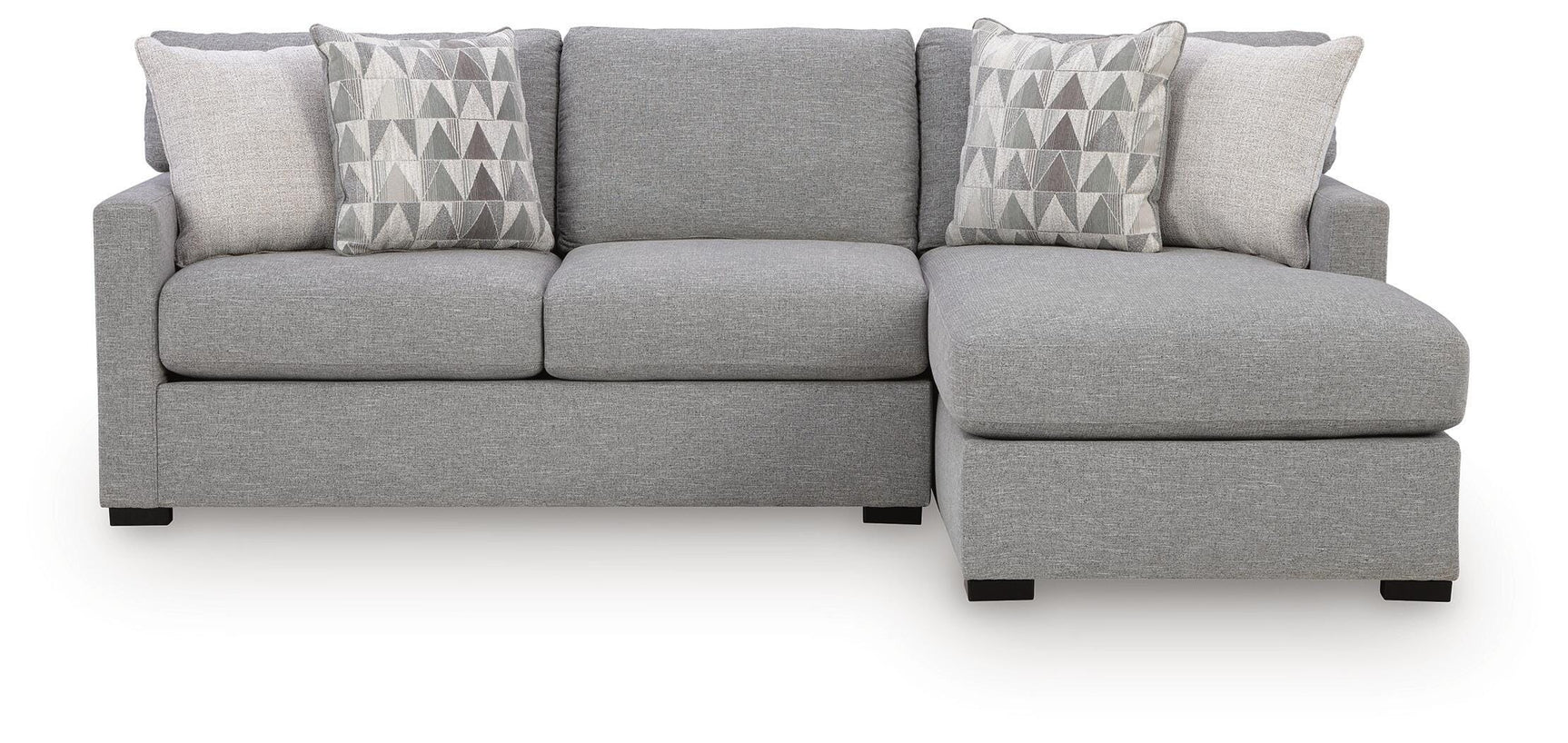 UrbanCrest Pewter 2-Piece Sectional with RAF Chaise