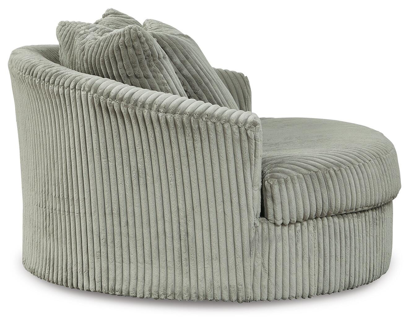 Lindyn Fog Sofa, Loveseat and Oversized Chair