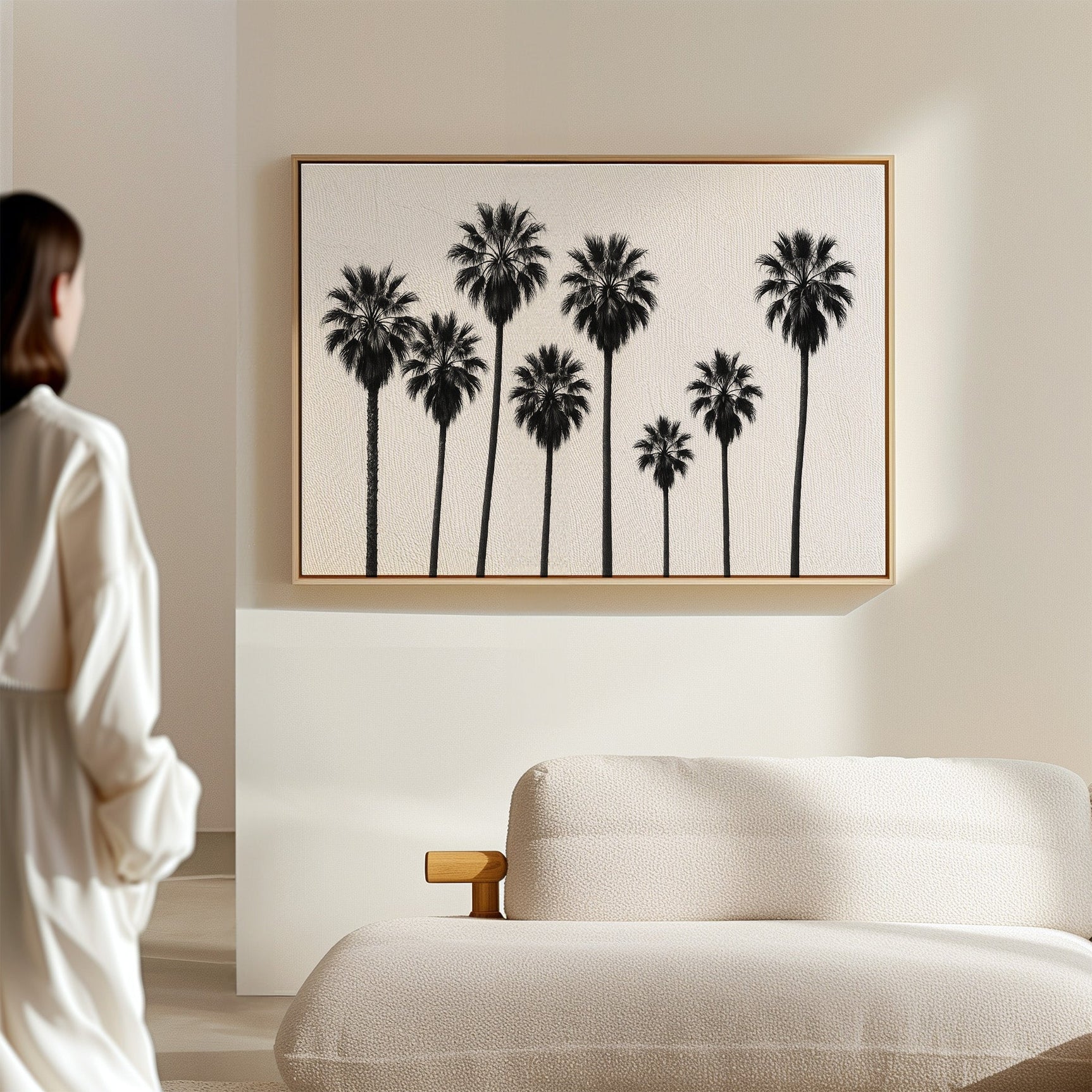 Seven Palms in Perfect Rhythm