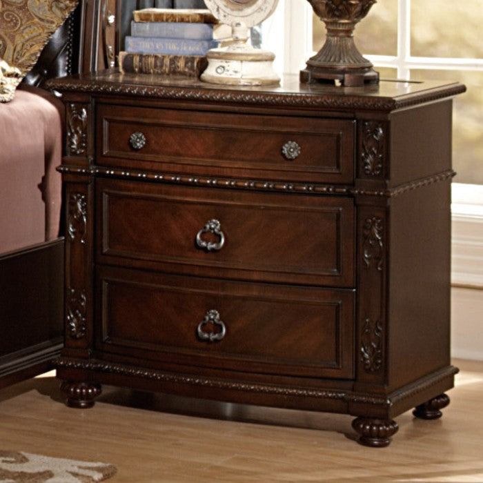 Hillcrest Manor Natural Nightstand Marble Insert