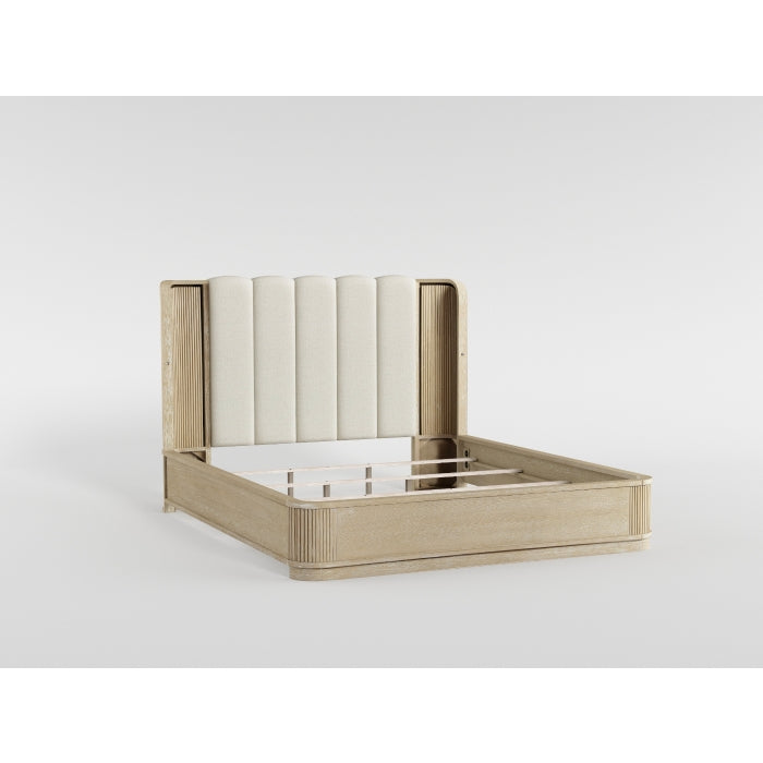 Ribbon Beige Eastern King Bed