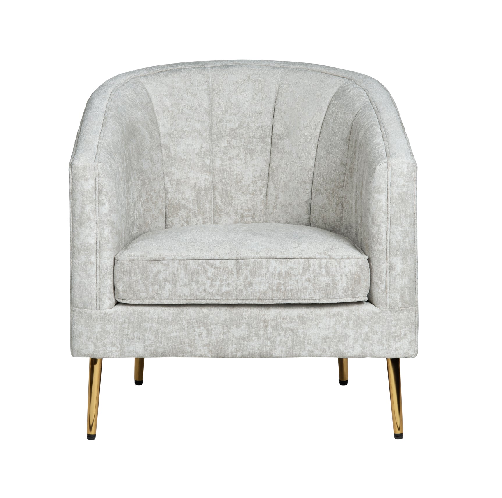 Sutton Beige/Gold Accent Chair
