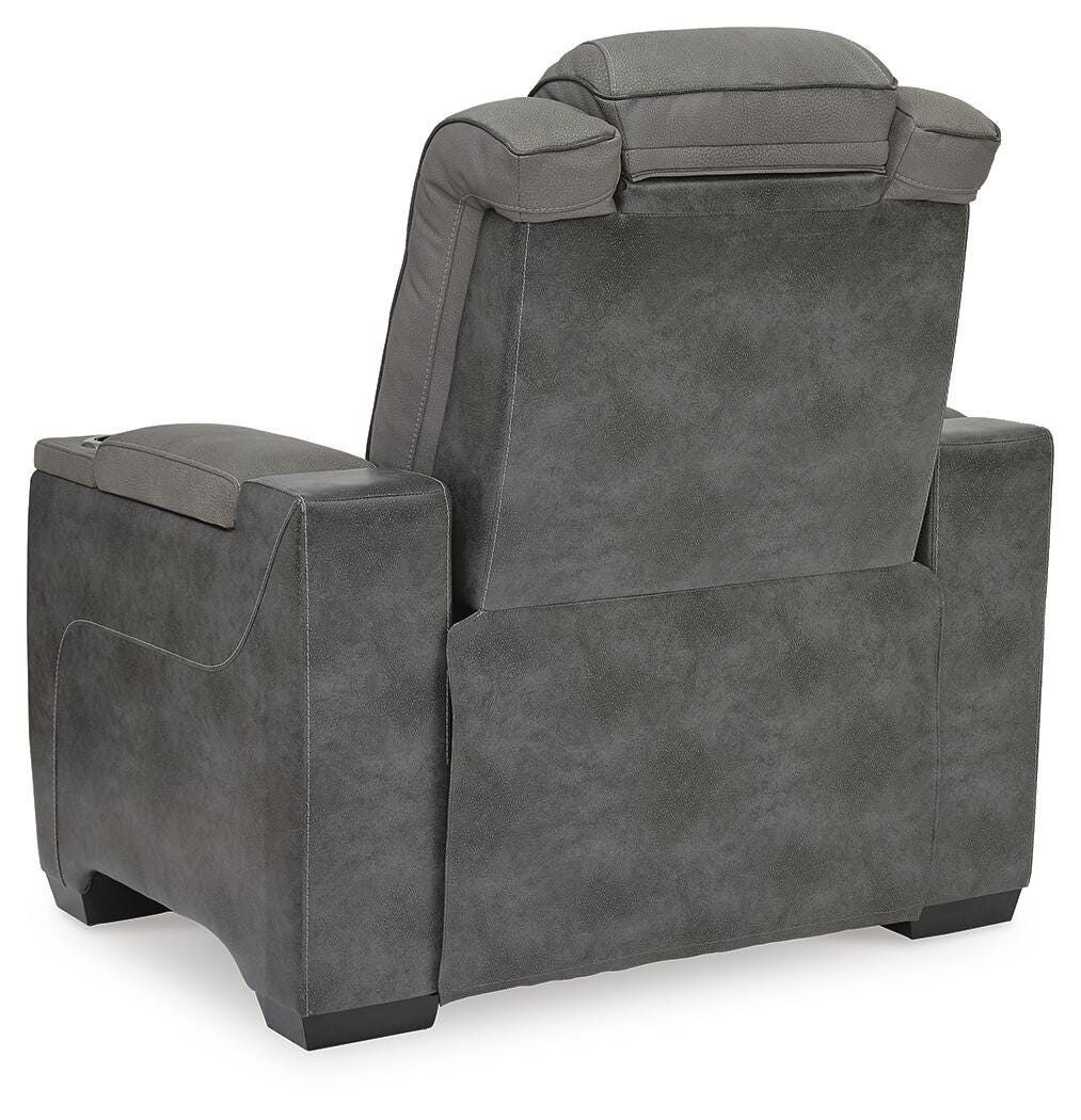 Next-Gen Durapella Slate Power Reclining Sofa and Power Recliner (Online Special Price)