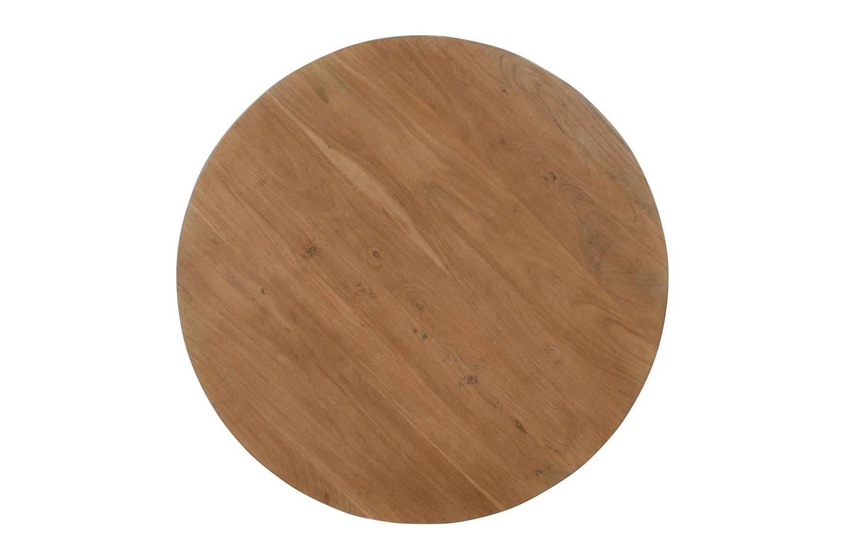 Prelude Suede/Walnut Round Dining Table w/ 4 Wright Chairs
