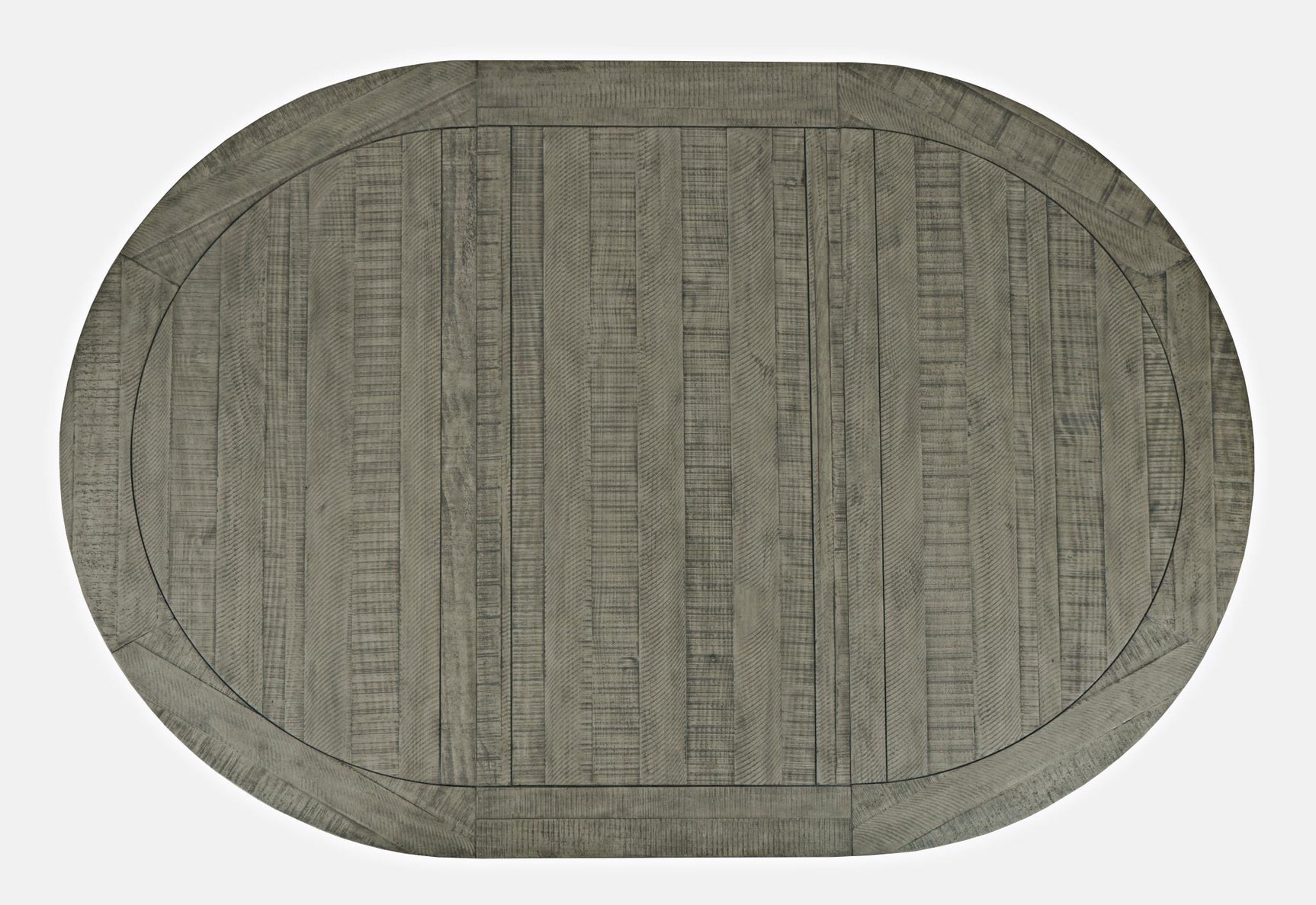 Telluride Driftwood Round Dining Table w/ 6 X-Back Chairs