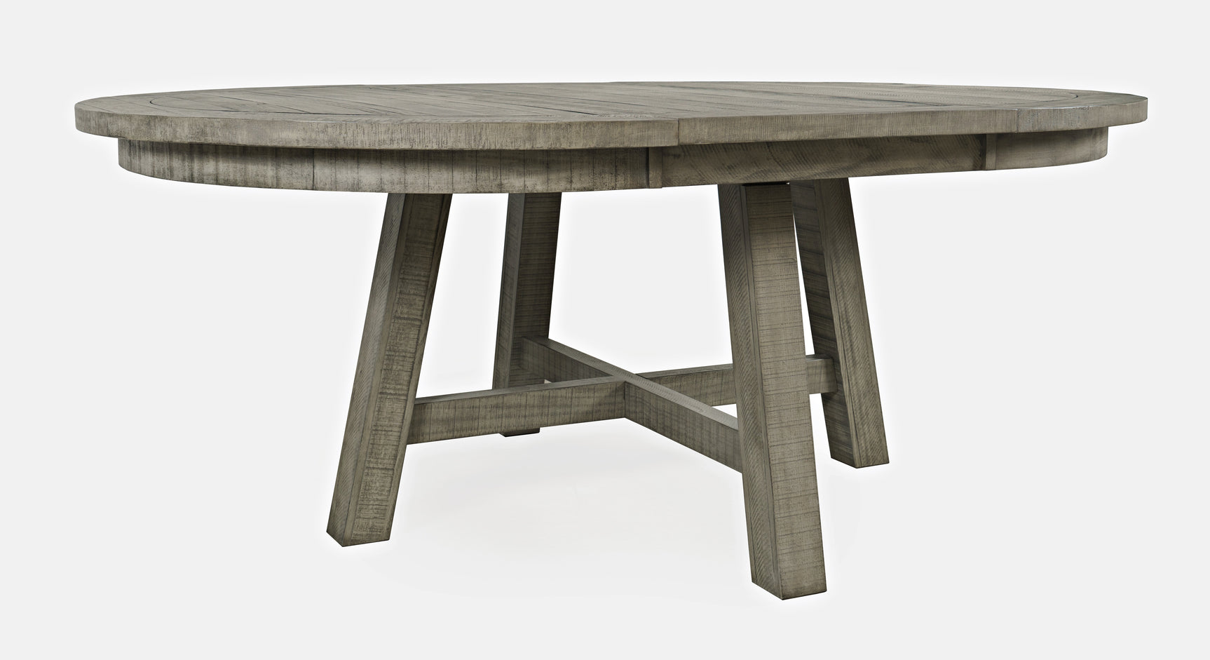 Telluride Driftwood Round Ext Dining Table
