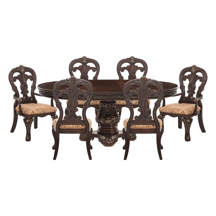 Deryn Park Cherry 7pc Dining Set