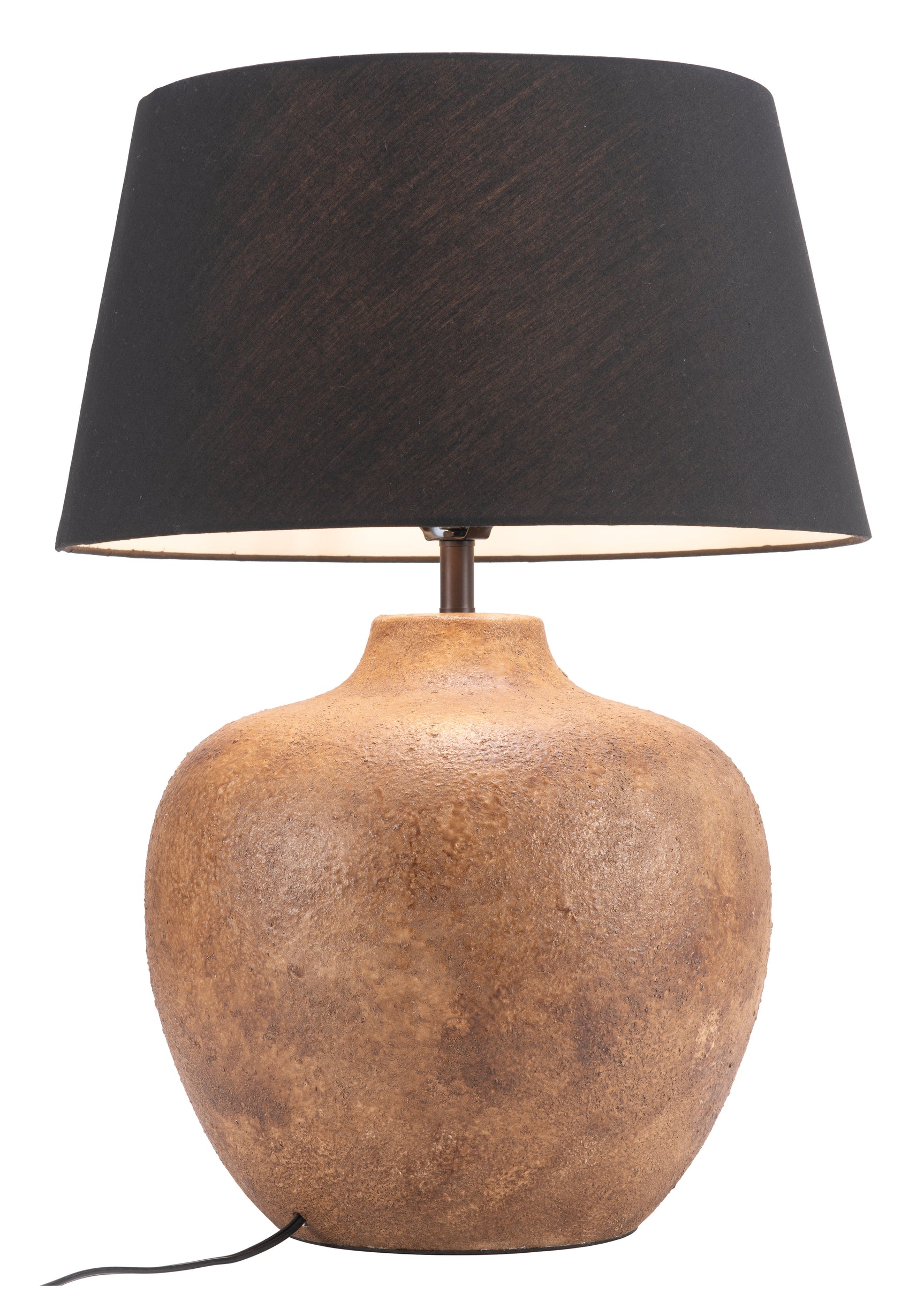 Basil Black Table Lamp