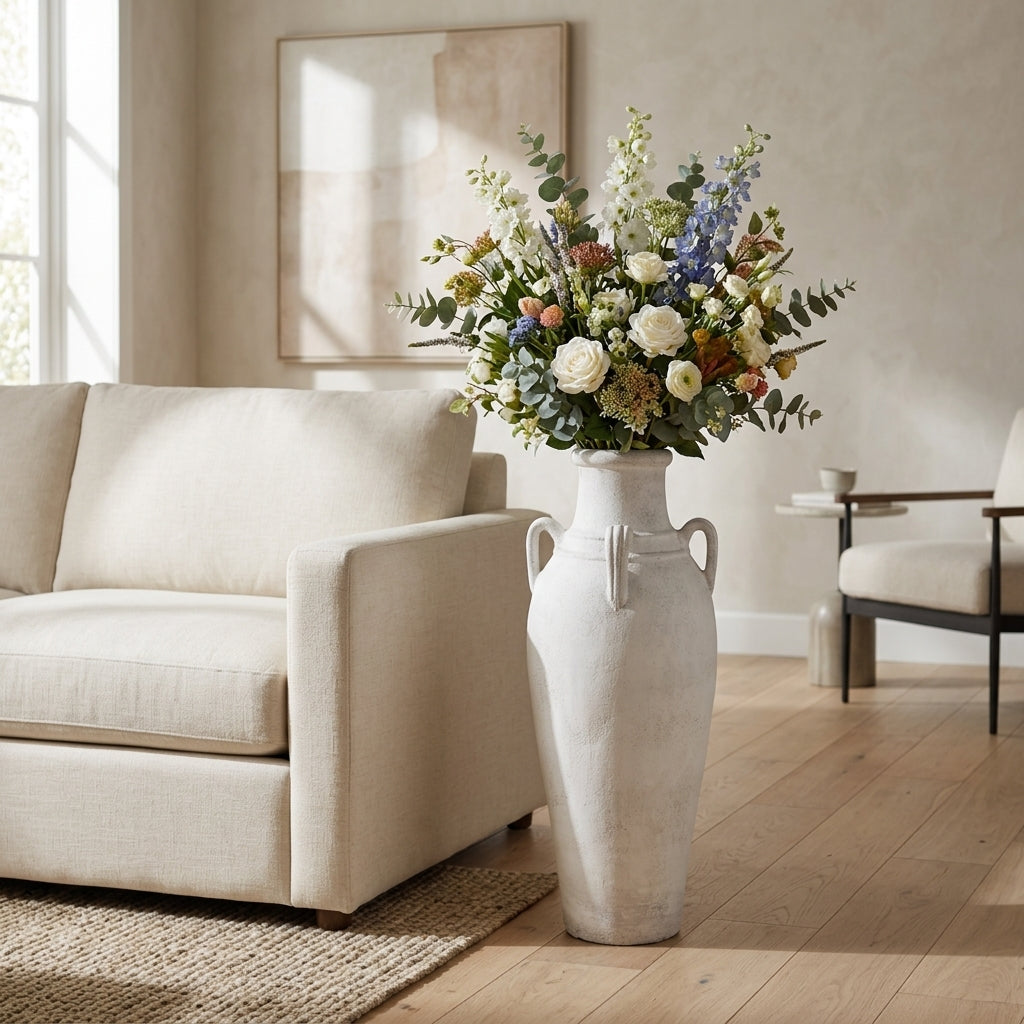 Evertonwell Ivory/White Vase