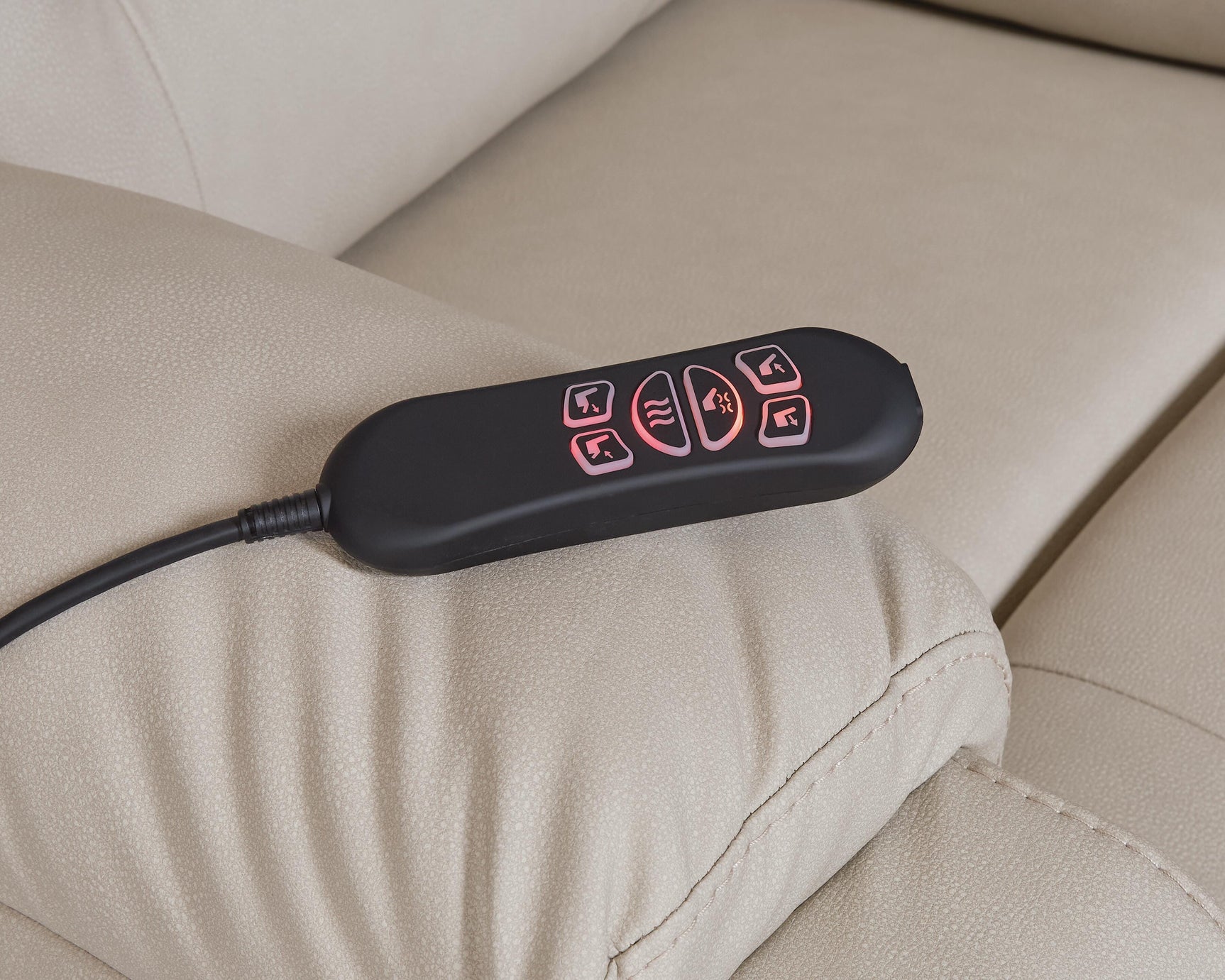 Belmone Pike Sand Power Lift Recliner (Online Special Price)