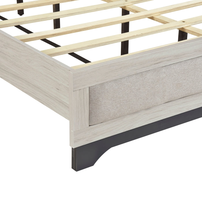 Westport Silver Twin Platform Bed