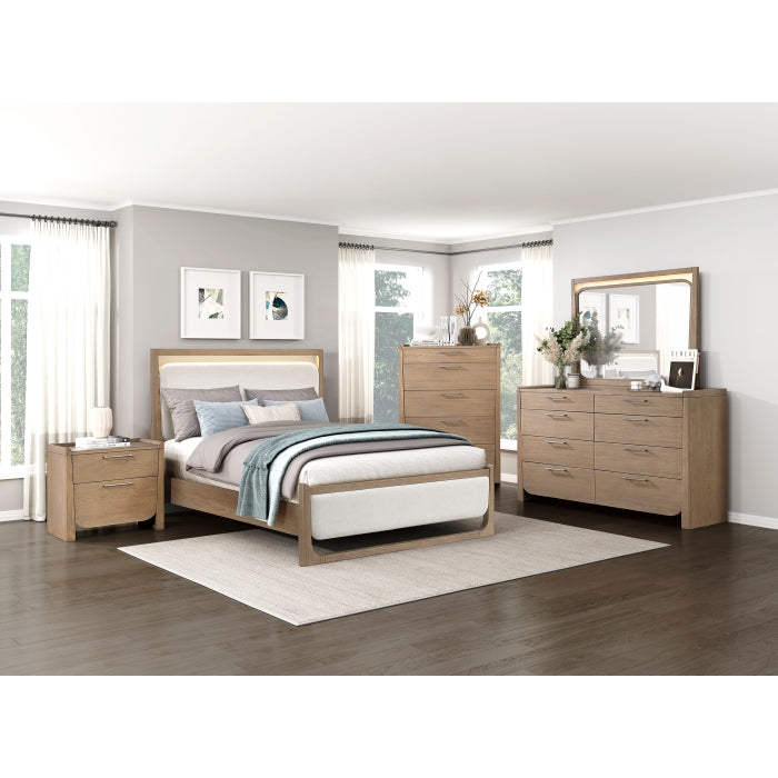 Riley Beige Queen Bed
