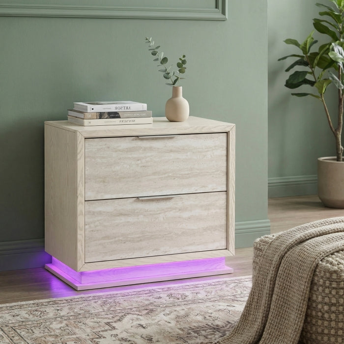 Noctis Beige Nightstand
