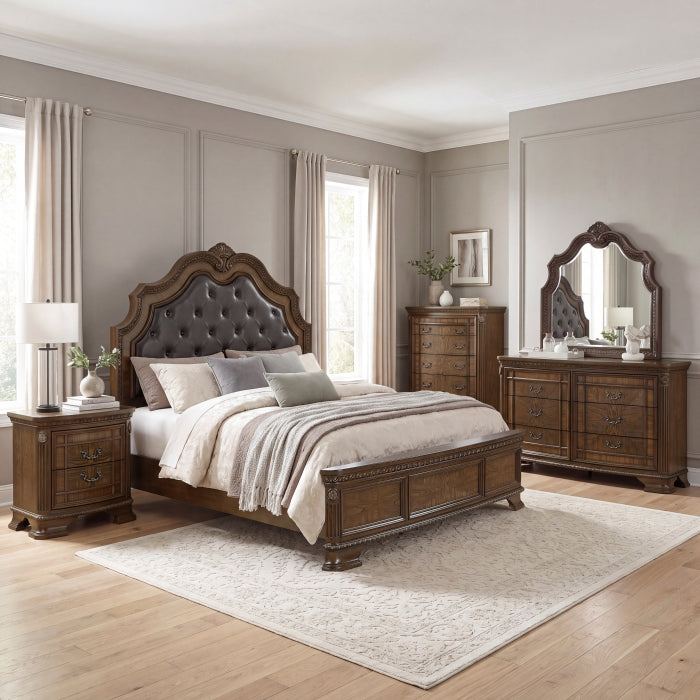 Bridgepoint Brown Queen Bed