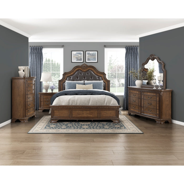 Bridgepoint Brown Queen Bed