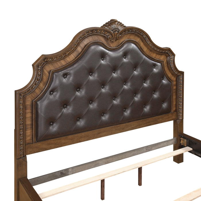 Bridgepoint Brown Queen Bed