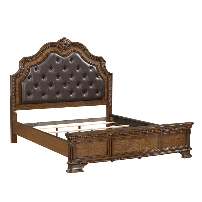 Bridgepoint Brown Queen Bed