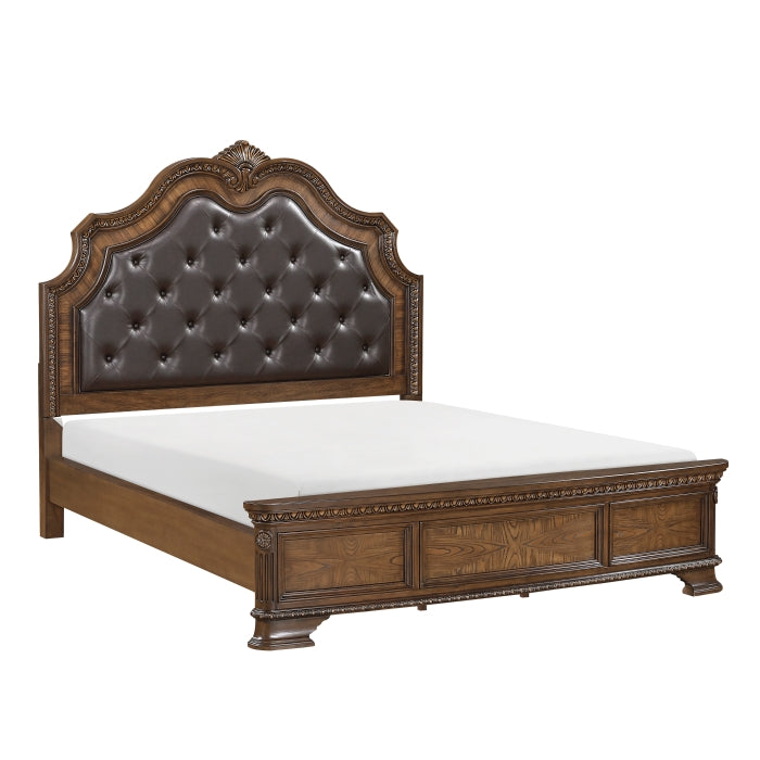 Bridgepoint Brown Queen Bed