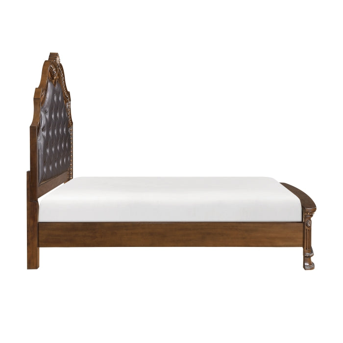 Bridgepoint Brown Queen Bed