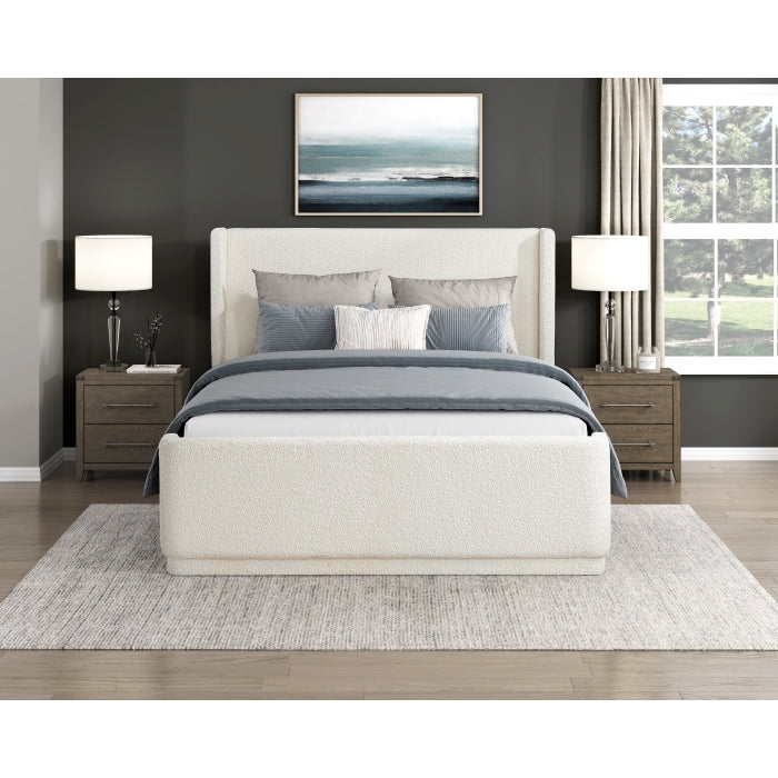 Carmel Beige Full Platform Bed