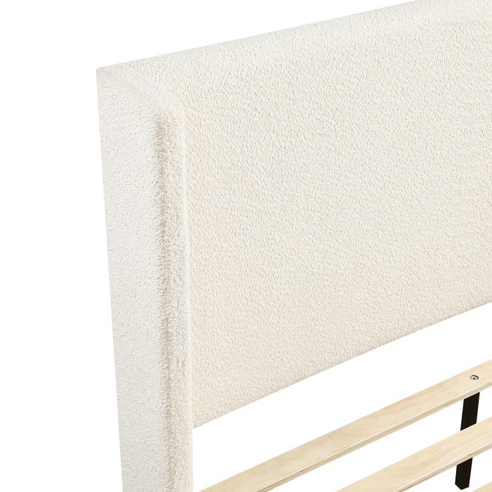 Carmel Beige Full Platform Bed