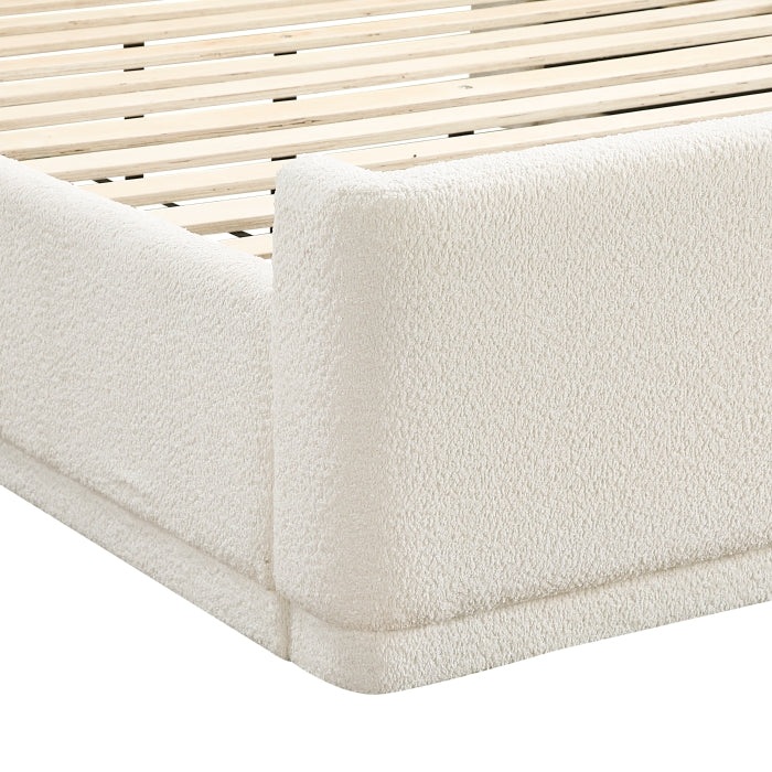 Carmel Beige Queen Platform Bed