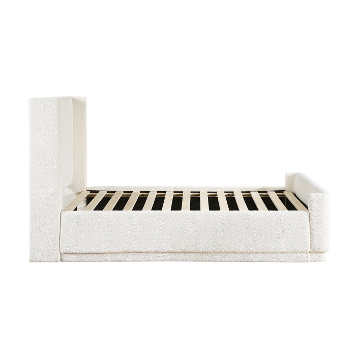 Carmel Beige Queen Platform Bed
