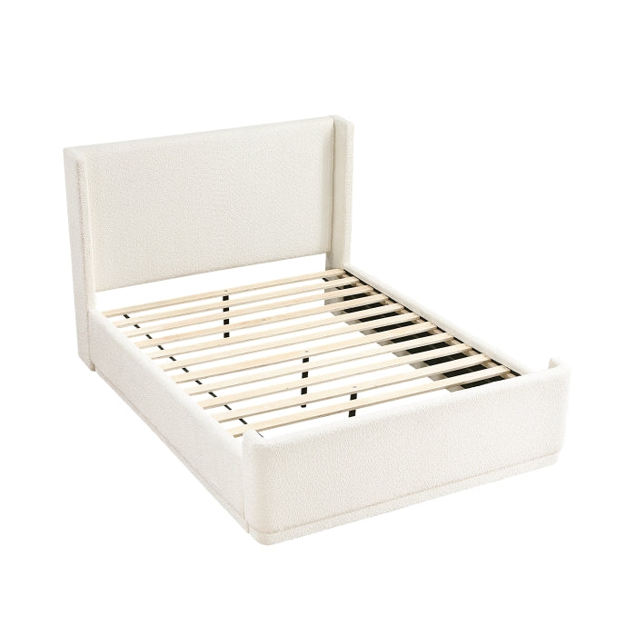 Carmel Beige Queen Platform Bed