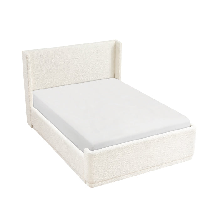 Carmel Beige Queen Platform Bed