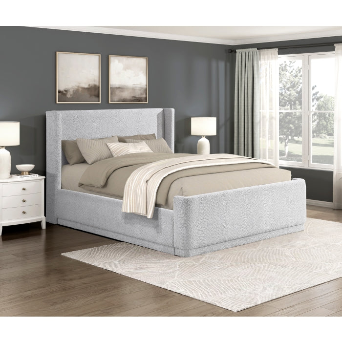 Carmel White Full Platform Bed